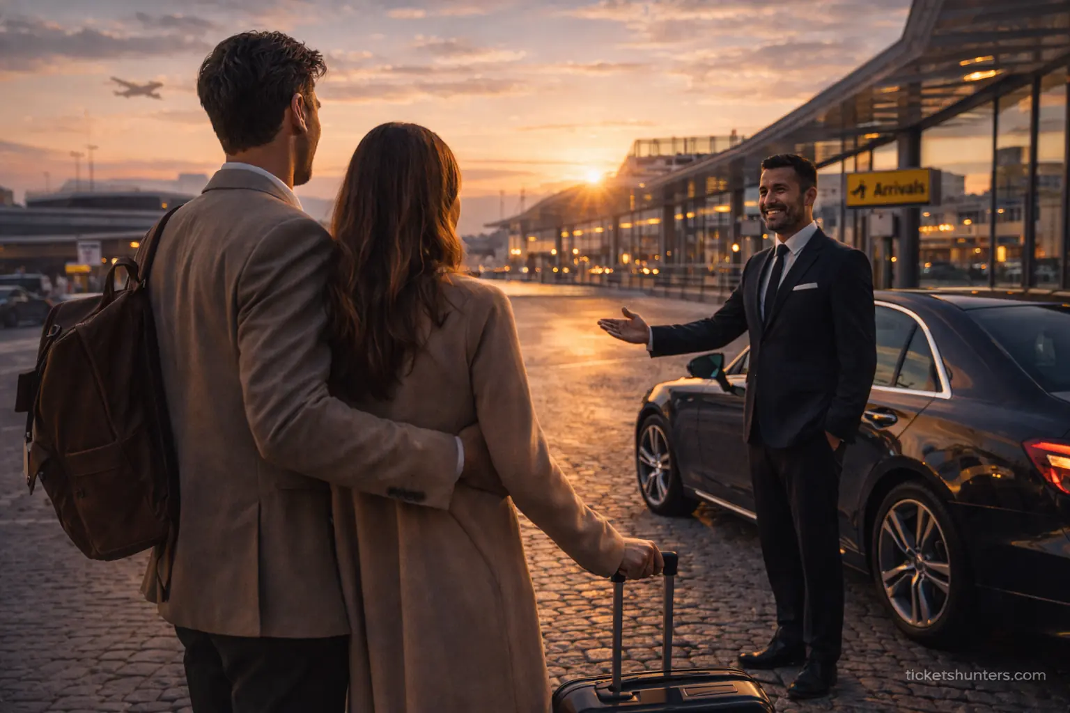 Welcome Pickups review highlighting the premium airport meet and greet experience with an English-speaking driver