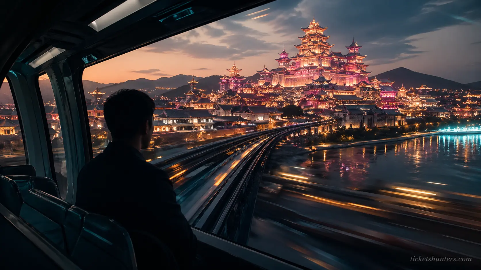The Global Disneyland Blueprint Shanghai Tokyo Monorail VIP Transit