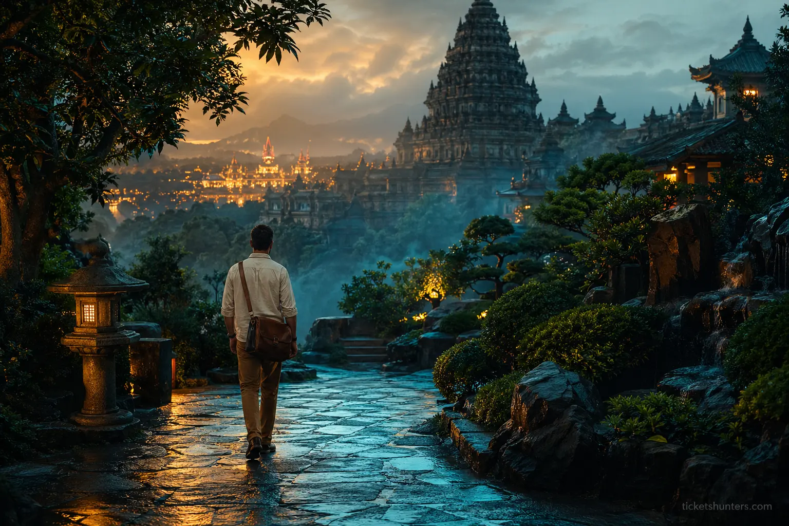 The Global Disneyland Blueprint Asian Cultural Temple Integration