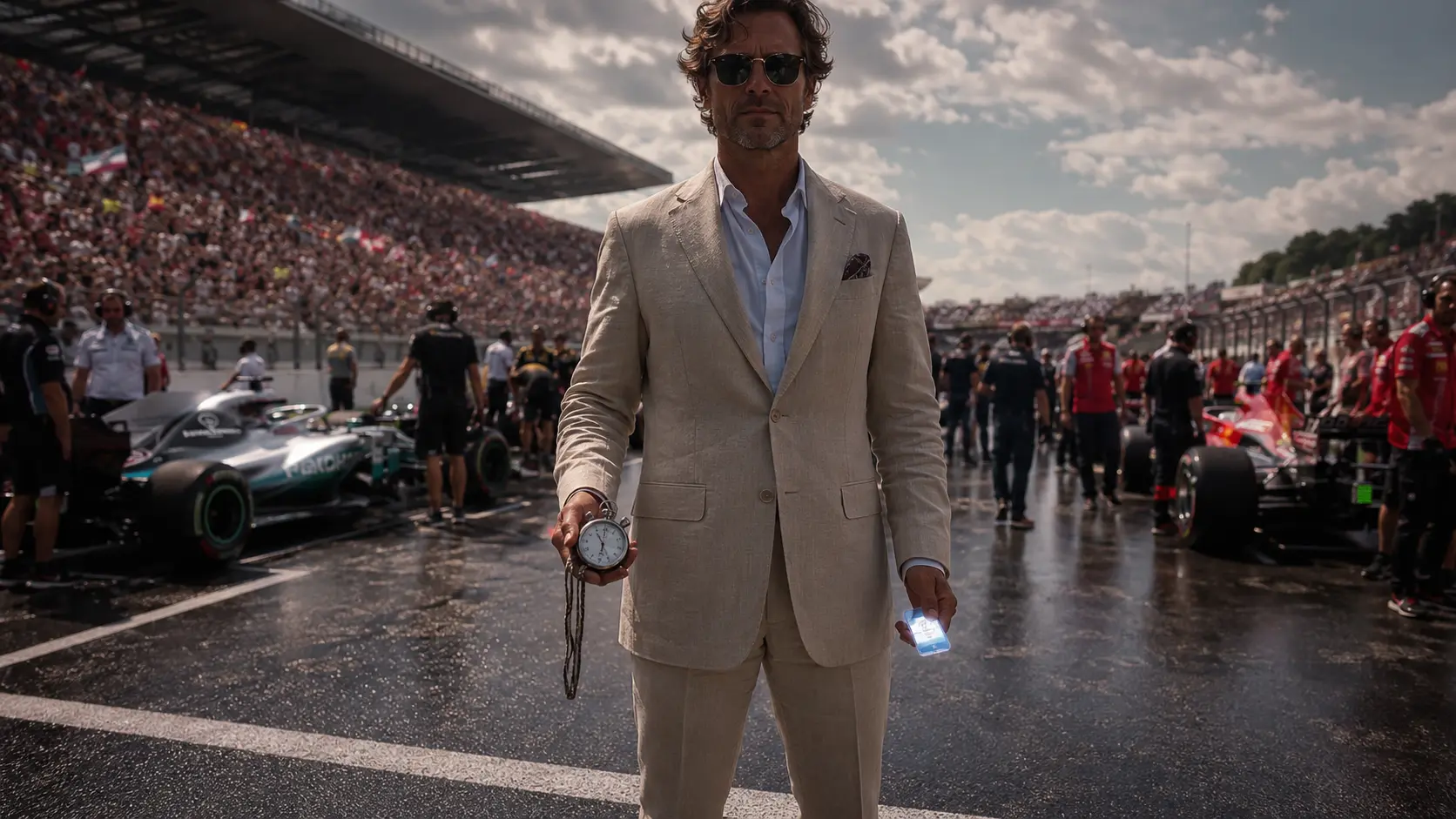 FORMULA 1 TRAVEL GUIDE 🏎️ 8 Fans participating in an exclusive track walk on the starting grid, an insider hack from the travel guide