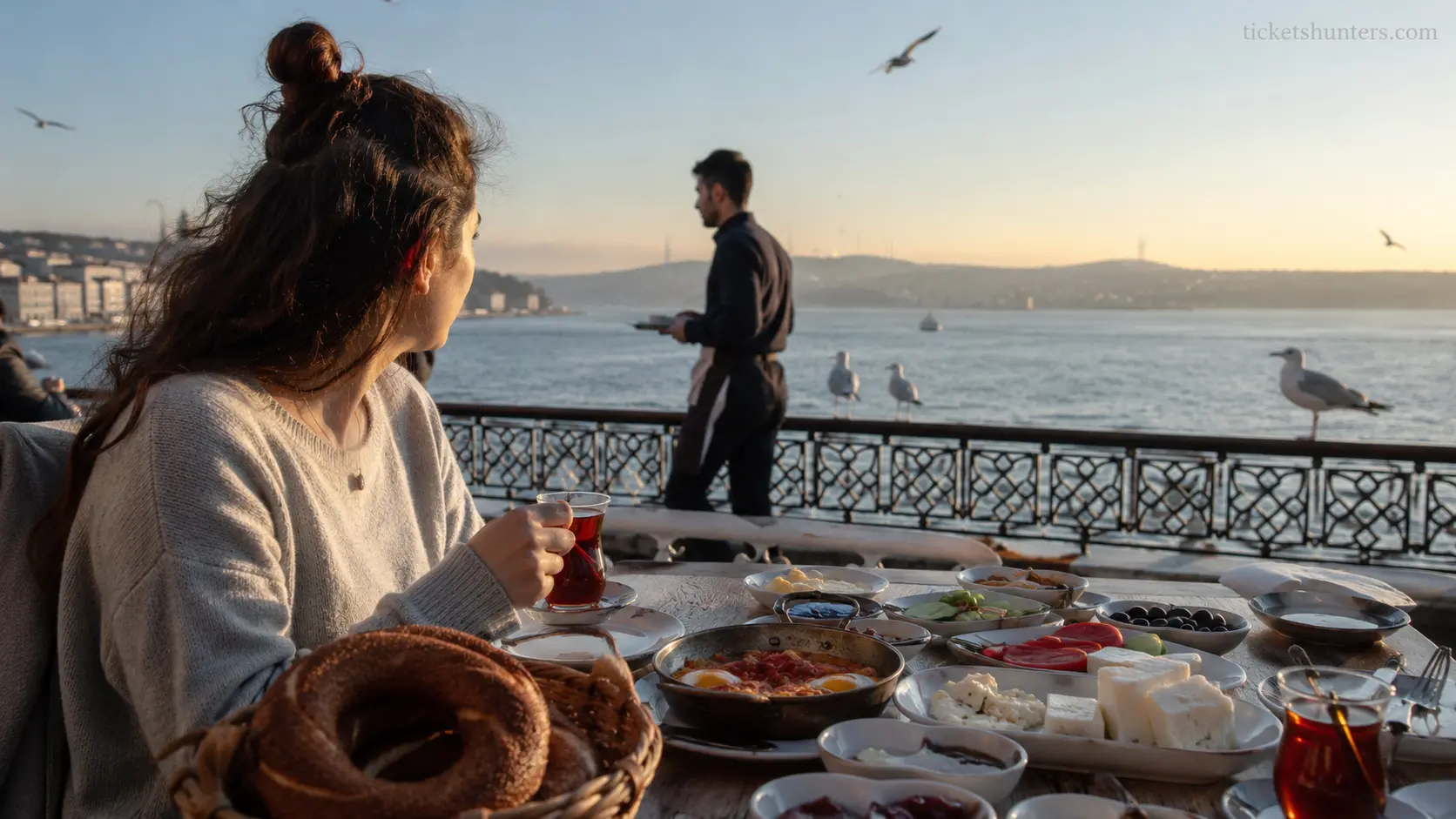 Istanbul Bosphorus Turkish breakfast spread — culinary travel at its finest, 2026