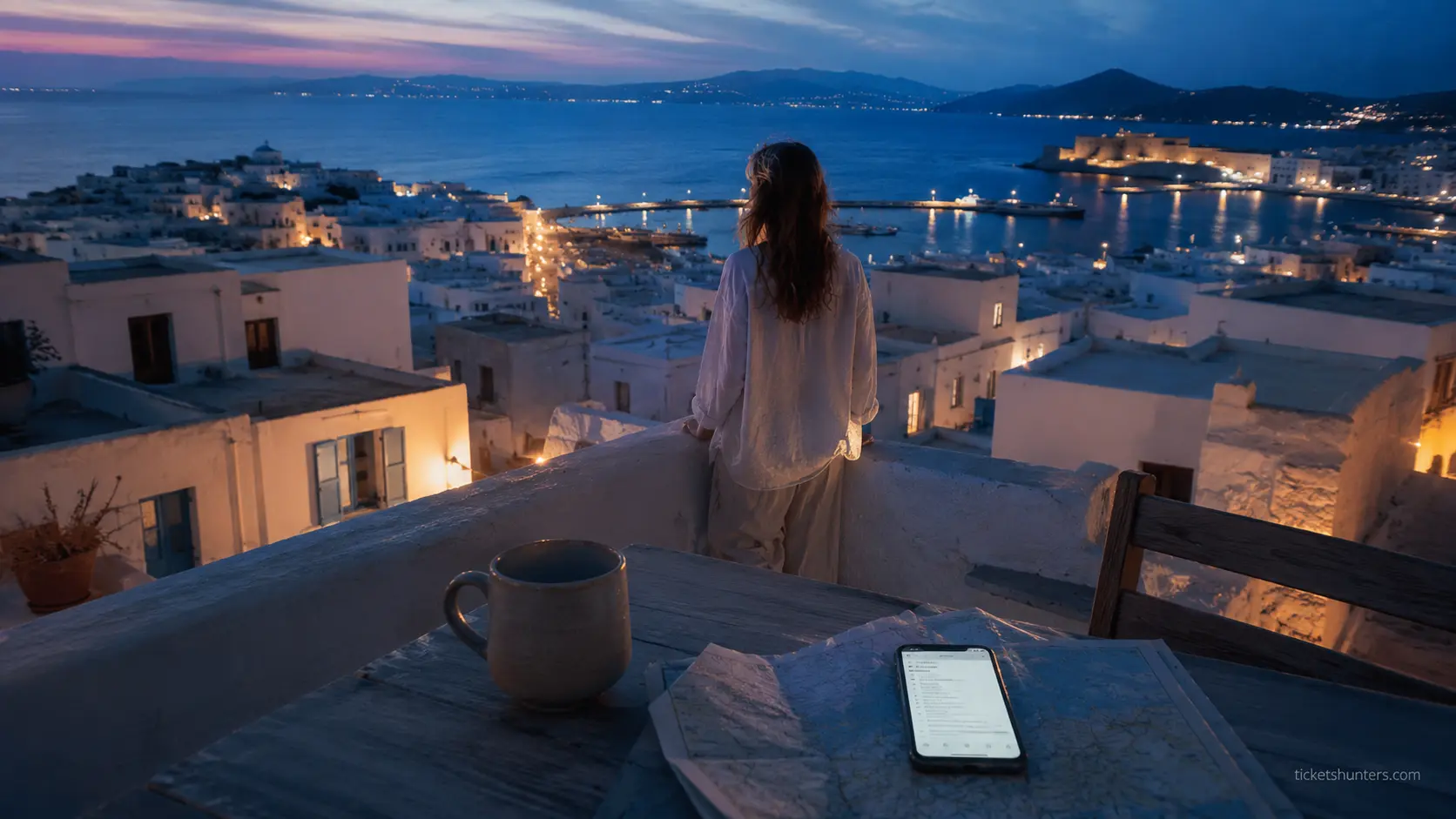 Naxos rooftop local planning session — Cyclades Greece travel guide insider tips 2026