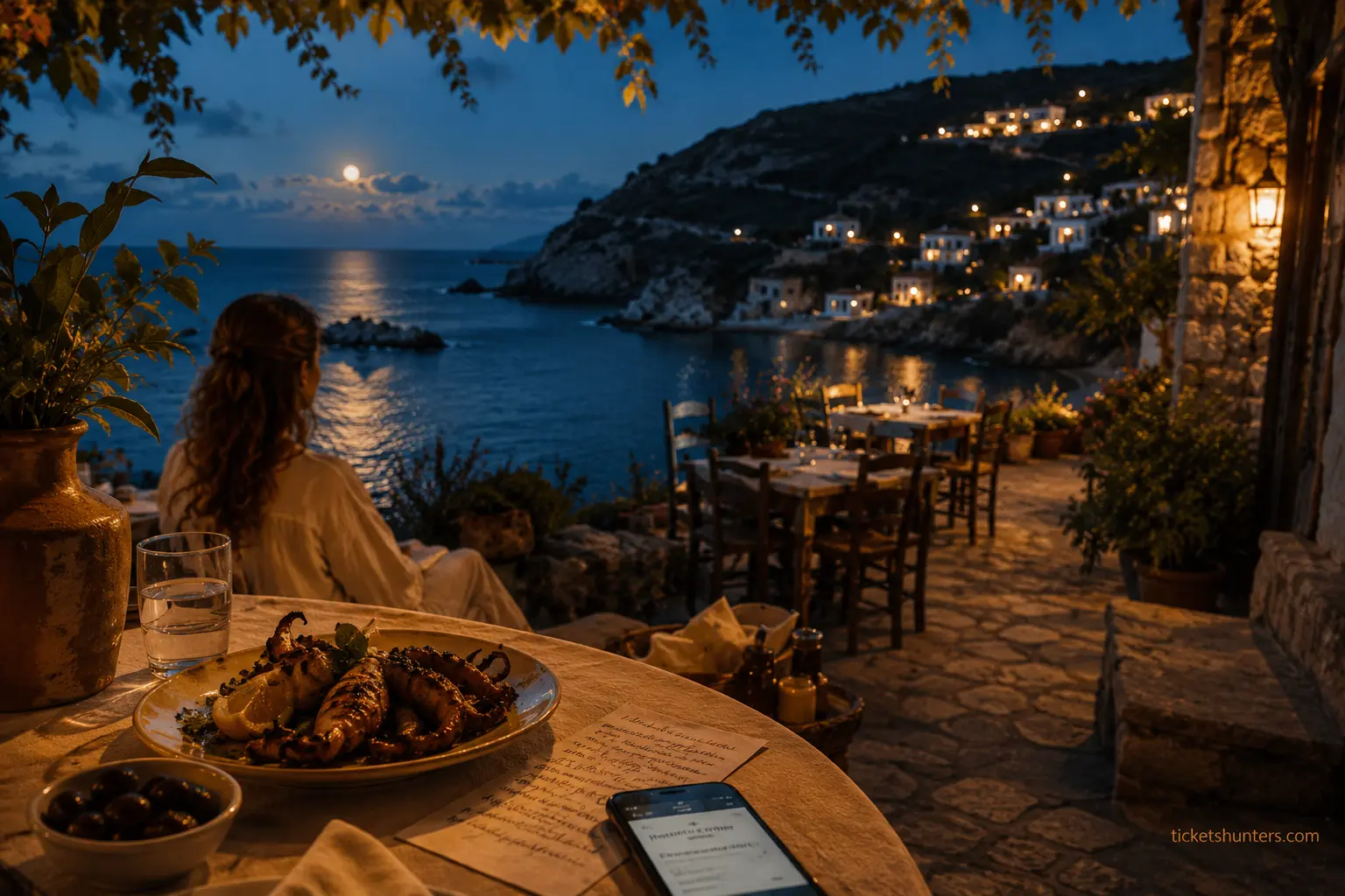 Pelion seaside taverna hidden Greece — local seafood dining Magnesia peninsula 2026