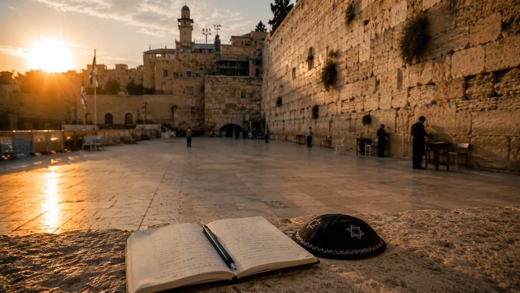 Sacred Destinations Travel Guide 2026 — Western Wall Jerusalem at golden hour prayers