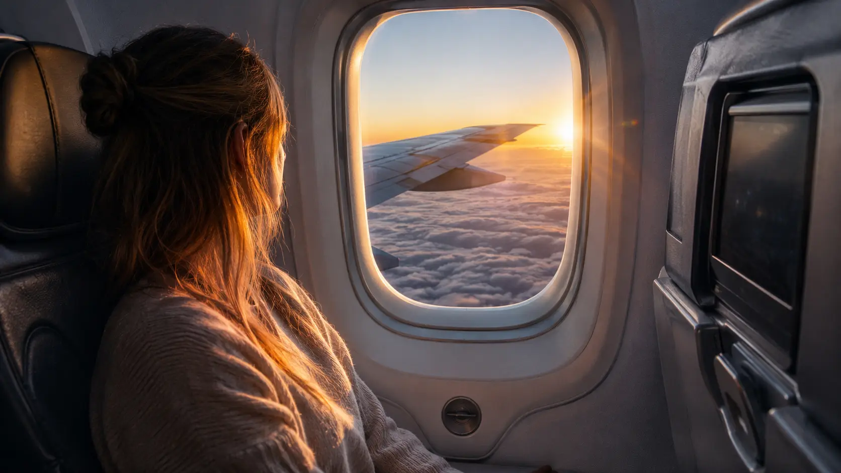AIRPLANE SEAT BLUEPRINT 2026βοΈ 9 Best airplane seat 2026 β window seat sunset cloud view flight