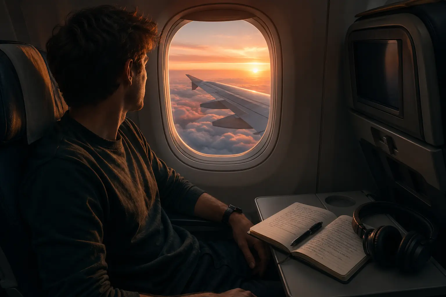 AVIASALES โ๏ธ 9 Aviasales review 2026 โ window seat sunset flight experience mid-air