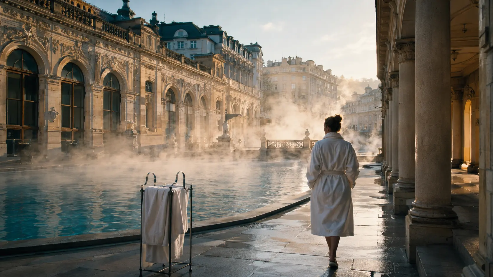 GLOBAL THERMAL WELLNESS 2026 5 Global thermal wellness blueprint 2026 — grand thermal bath city spa Neo-Baroque architecture